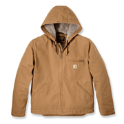 Carhartt 104392 Relaxed Fit Washed Duck Sherpa Lined Jacket - JACKETS & COATS