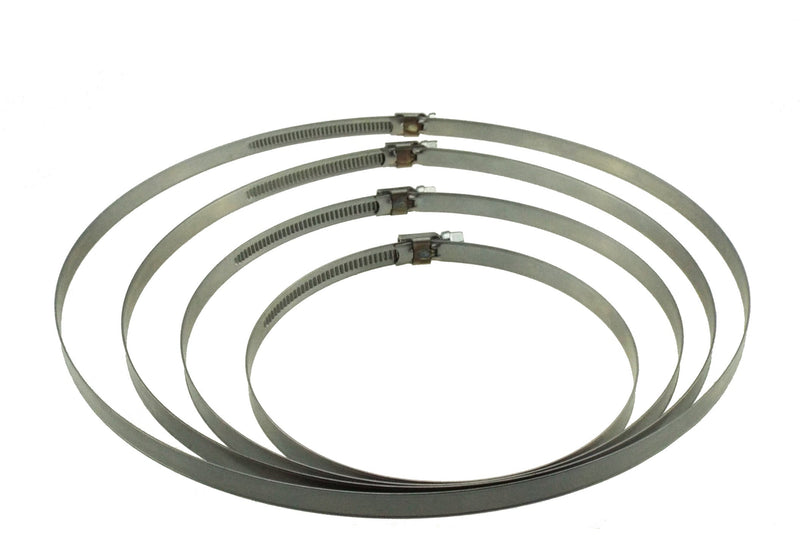 A2 Hose Clip 10mm-16mm - Adjustable 304 Stainless Steel Duct Clamps Hose Pipe Clamps Air Ducting Clamp Worm Drive Hose Clamps - Home & Garden > Lawn & Garden > Watering & Irrigation > Garden Hose Fittings & Valves Tech Hose & Fittings