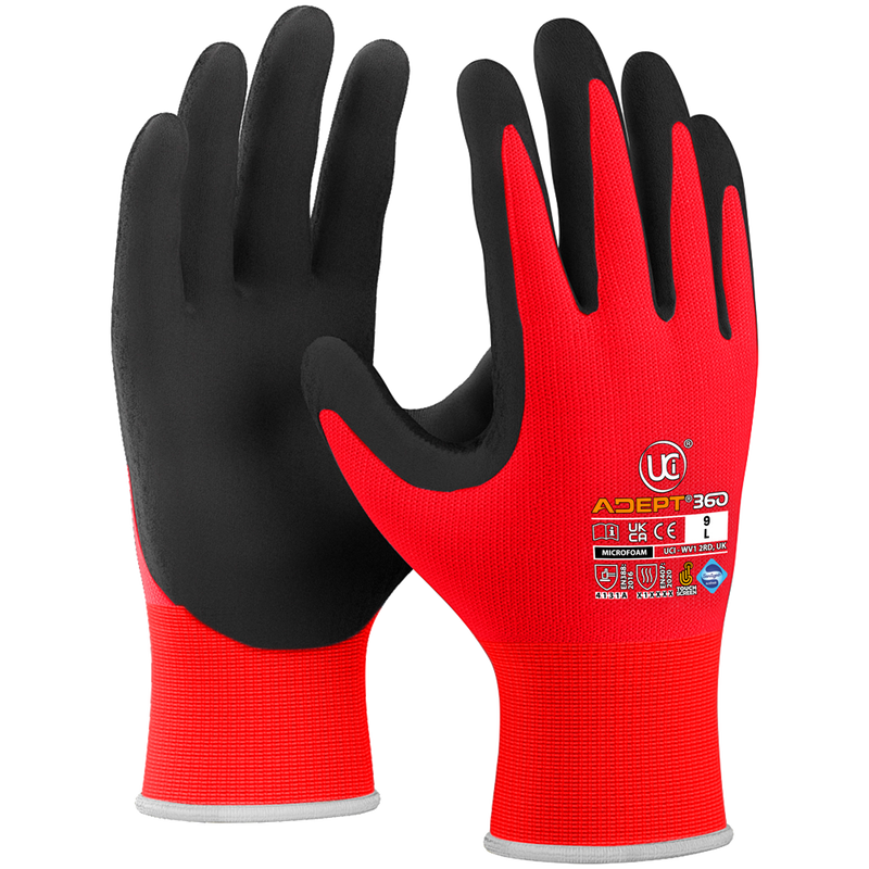 Adept 360 Microfoam Palm Gloves (10 Pack) - GENERAL HANDLING GLOVES