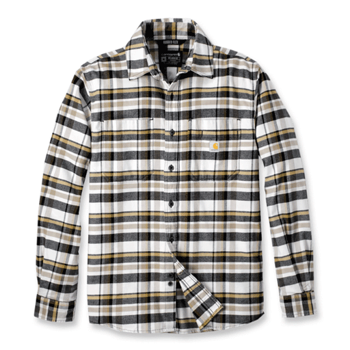 Carhartt 106352 Relaxed Fit Midweight Flannel Long Sleeve Plaid Shirt - SWEATSHIRTS