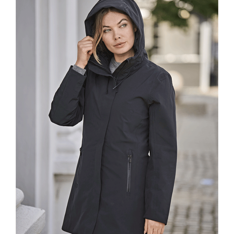 Tee Jays 9609 Ladies All Weather Waterproof Parka - WOMENS JACKETS