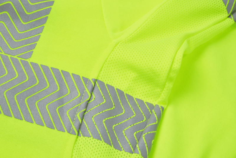 PULSAR LIFE LFE925 NB Hi-Vis Long Sleeve Yellow Polo Shirt - HI-VIS T-SHIRTS