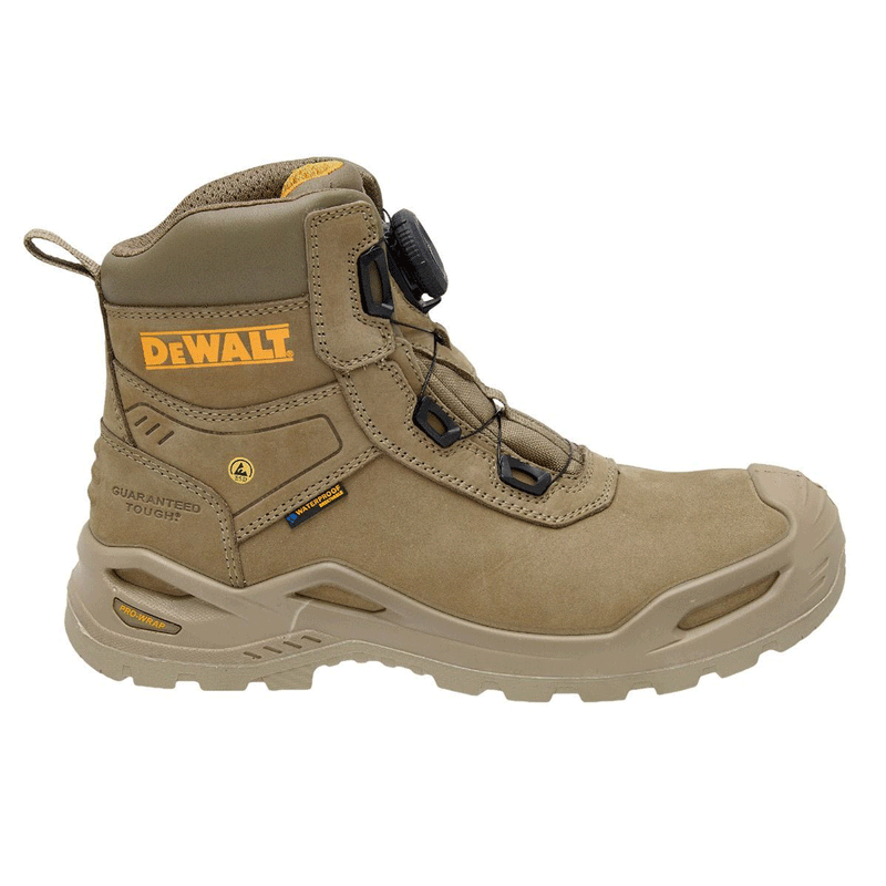 Dewalt Lander Leather Water-Resistant Composite BOA Safety Work Boots - Apparel & Accessories > Shoes > Boots SAFETY BOOTS