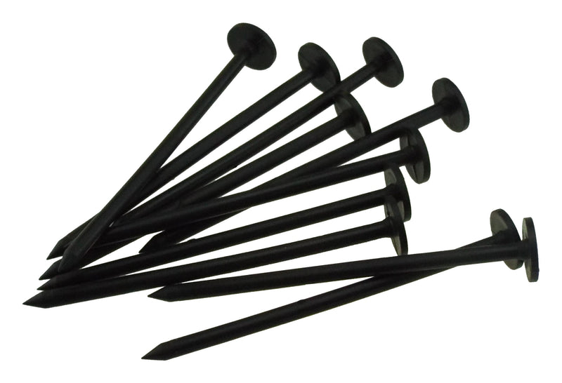 Weed Control Fabric Plastic Fixing Pegs Small 5" - Home & Garden > Lawn & Garden Garden tools & Accesories