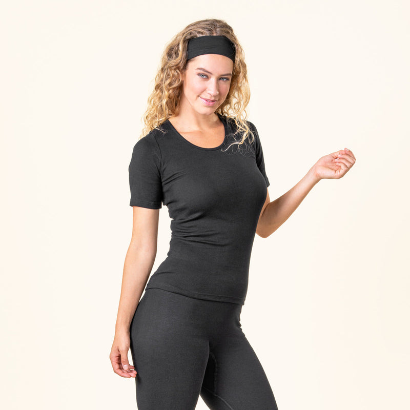 Organic Cotton Base Layer T-shirt: Womens