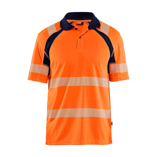 Blaklader 3595 Hi-Vis UV-Protected Polo Shirt - HI-VIS T-SHIRTS