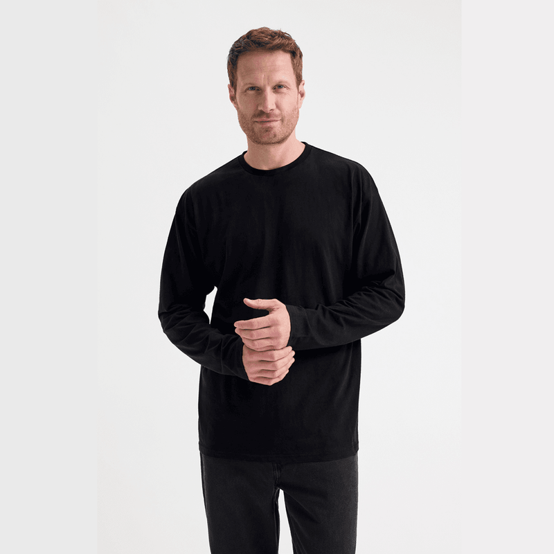 Uneek UC314 Long Sleeve Classic T-Shirt - PLAIN T-SHIRTS