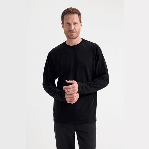 Uneek UC314 Long Sleeve Classic T-Shirt - PLAIN T-SHIRTS