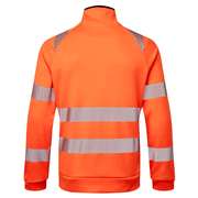 Portwest DX477 Hi-Vis Funnel Neck Full Zip Hooded Sweatshirt Orange/Black 5XL - Apparel & Accessories > Clothing > Activewear > Activewear Sweatshirts & Hoodies > Sweatshirts SALE HI-VIS JACKETS