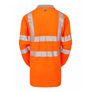PULSAR LIFE LFE926 NB Hi-Vis Long Sleeve Orange Polo Shirt - HI-VIS T-SHIRTS