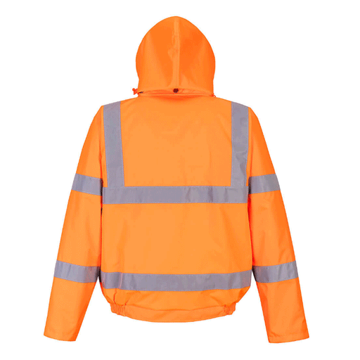 Portwest RT62 Hi-Vis Breathable Waterproof Bomber Jacket - HI-VIS JACKETS & COATS
