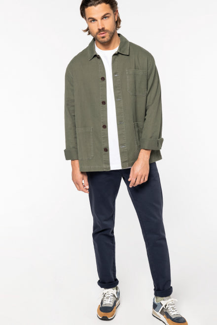 Organic Cotton & Linen Faded Jacket