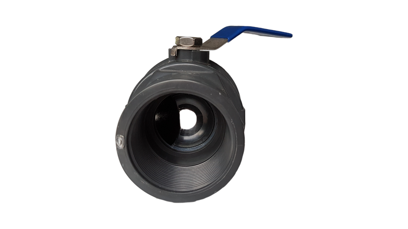 PP 1.25" BSPF Stopcock with Stainless Steel Ball Valve and Handle - Home & Garden > Lawn & Garden Tech Hose & Fittings