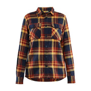 Blaklader 3218 Women's Flannel Shirt - WOMENS T-SHIRTS