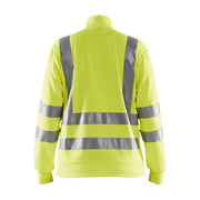 Blaklader 3308 Women's Hi-Vis Full Zip Sweatshirt - WOMENS HI-VIS CLOTHING