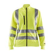 Blaklader 3308 Women's Hi-Vis Full Zip Sweatshirt - WOMENS HI-VIS CLOTHING