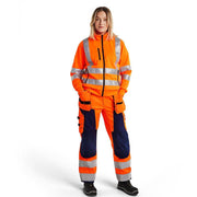 Blaklader 3308 Women's Hi-Vis Full Zip Sweatshirt - WOMENS HI-VIS CLOTHING