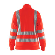 Blaklader 3308 Women's Hi-Vis Full Zip Sweatshirt - WOMENS HI-VIS CLOTHING