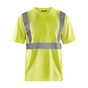 Blaklader 3313 Hi-Vis V-Neck Short Sleeve T-Shirt - HI-VIS T-SHIRTS
