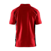 Blaklader 3324 Short Sleeve Polo Shirt Red / Black - POLO SHIRTS