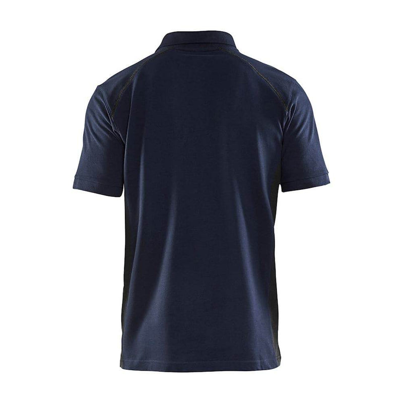 Blaklader 3324 Short Sleeve Polo Shirt Dark Navy / Black - POLO SHIRTS