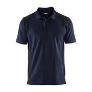 Blaklader 3324 Short Sleeve Polo Shirt Dark Navy / Black - POLO SHIRTS