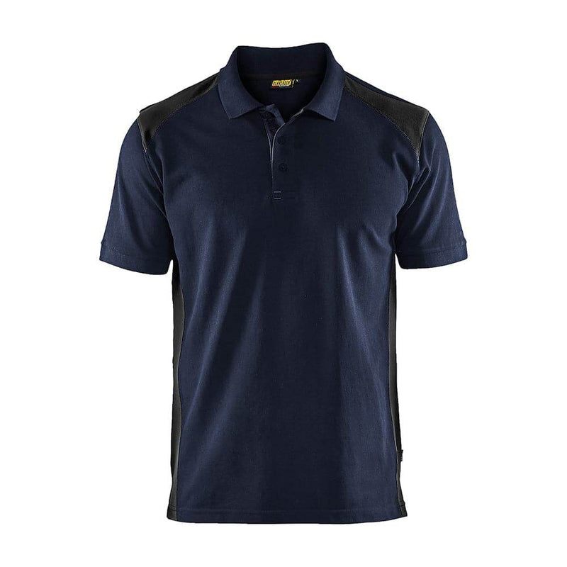 Blaklader 3324 Short Sleeve Polo Shirt Dark Navy / Black - POLO SHIRTS