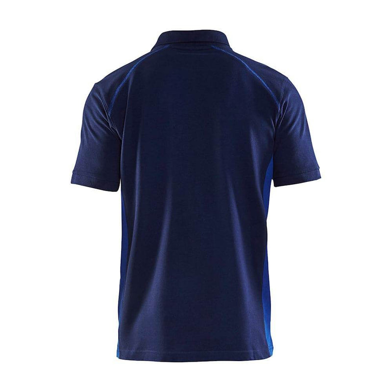 Blaklader 3324 Short Sleeve Polo Shirt Navy Blue / Cornflower blue - POLO SHIRTS