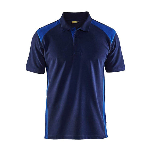 Blaklader 3324 Short Sleeve Polo Shirt Navy Blue / Cornflower blue - POLO SHIRTS