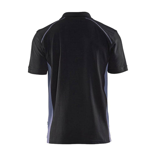 Blaklader 3324 Short Sleeve Polo Shirt Black / Grey - POLO SHIRTS