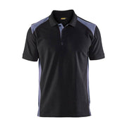 Blaklader 3324 Short Sleeve Polo Shirt Black / Grey - POLO SHIRTS