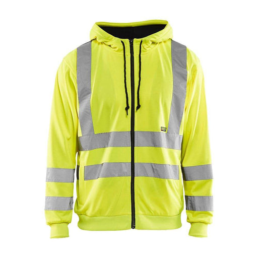 Blaklader 3346 Hi-Vis Hooded Sweater - HI-VIS SWEATSHIRTS & HOODIES
