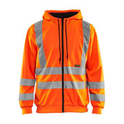 Blaklader 3346 Hi-Vis Hooded Sweater - HI-VIS SWEATSHIRTS & HOODIES