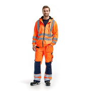 Blaklader 3346 Hi-Vis Hooded Sweater - HI-VIS SWEATSHIRTS & HOODIES