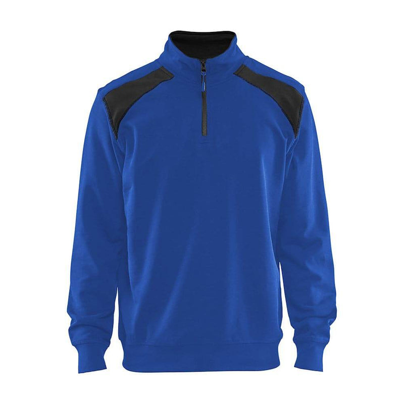 Blaklader 3353 Half-Zip 2-Tone Sweatshirt - Apparel & Accessories > Clothing SWEATSHIRTS