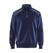 Blaklader 3353 Half-Zip 2-Tone Sweatshirt - Apparel & Accessories > Clothing SWEATSHIRTS