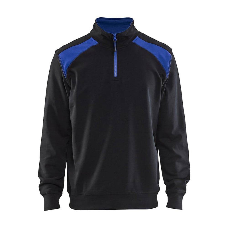 Blaklader 3353 Half-Zip 2-Tone Sweatshirt - Apparel & Accessories > Clothing SWEATSHIRTS