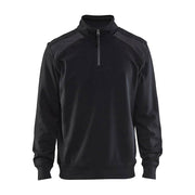 Blaklader 3353 Half-Zip 2-Tone Sweatshirt - Apparel & Accessories > Clothing SWEATSHIRTS