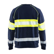 Blaklader 3359 Hi-Vis Round Neck Sweatshirt - Business & Industrial > Work Safety Protective Gear HI-VIS SWEATSHIRTS & HOODIES
