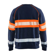 Blaklader 3359 Hi-Vis Round Neck Sweatshirt - Business & Industrial > Work Safety Protective Gear HI-VIS SWEATSHIRTS & HOODIES