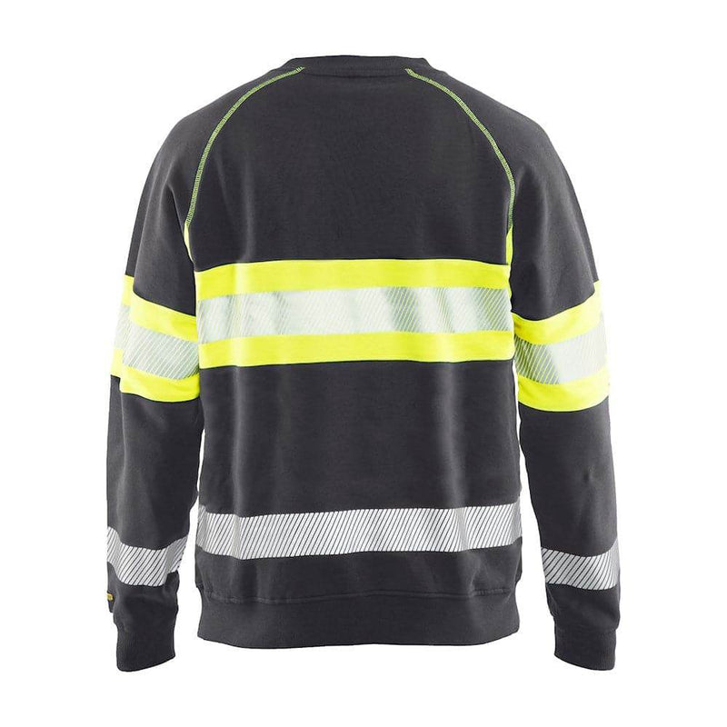 Blaklader 3359 Hi-Vis Round Neck Sweatshirt - Business & Industrial > Work Safety Protective Gear HI-VIS SWEATSHIRTS & HOODIES