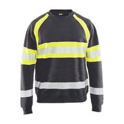 Blaklader 3359 Hi-Vis Round Neck Sweatshirt - Business & Industrial > Work Safety Protective Gear HI-VIS SWEATSHIRTS & HOODIES