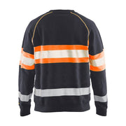 Blaklader 3359 Hi-Vis Round Neck Sweatshirt - Business & Industrial > Work Safety Protective Gear HI-VIS SWEATSHIRTS & HOODIES