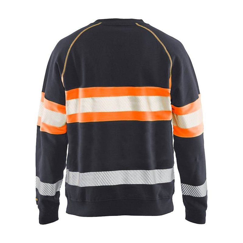 Blaklader 3359 Hi-Vis Round Neck Sweatshirt - Business & Industrial > Work Safety Protective Gear HI-VIS SWEATSHIRTS & HOODIES