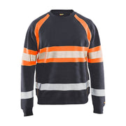 Blaklader 3359 Hi-Vis Round Neck Sweatshirt - Business & Industrial > Work Safety Protective Gear HI-VIS SWEATSHIRTS & HOODIES