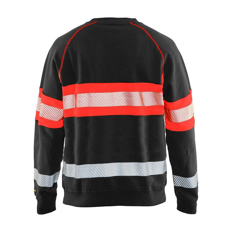 Blaklader 3359 Hi-Vis Round Neck Sweatshirt - Business & Industrial > Work Safety Protective Gear HI-VIS SWEATSHIRTS & HOODIES