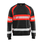 Blaklader 3359 Hi-Vis Round Neck Sweatshirt - Business & Industrial > Work Safety Protective Gear HI-VIS SWEATSHIRTS & HOODIES