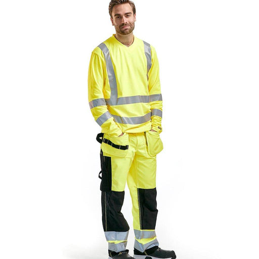 Blaklader 3381 Hi-Vis UV Long Sleeved T-shirt - Business & Industrial > Work Safety Protective Gear HI-VIS T-SHIRTS