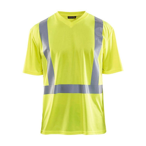 Blaklader 3382 UV Hi-Vis V-Neck T-shirt - Business & Industrial > Work Safety Protective Gear HI-VIS T-SHIRTS