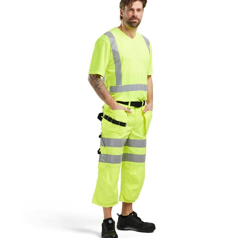 Blaklader 3382 UV Hi-Vis V-Neck T-shirt - Business & Industrial > Work Safety Protective Gear HI-VIS T-SHIRTS